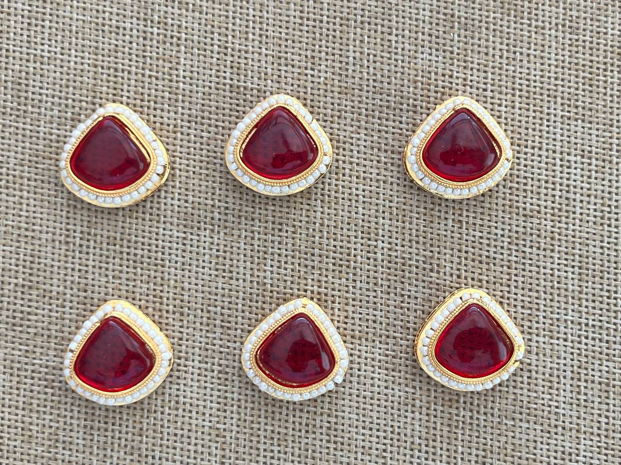 Monalisa Kundan (Pie) (19 mm) (AGMK86)