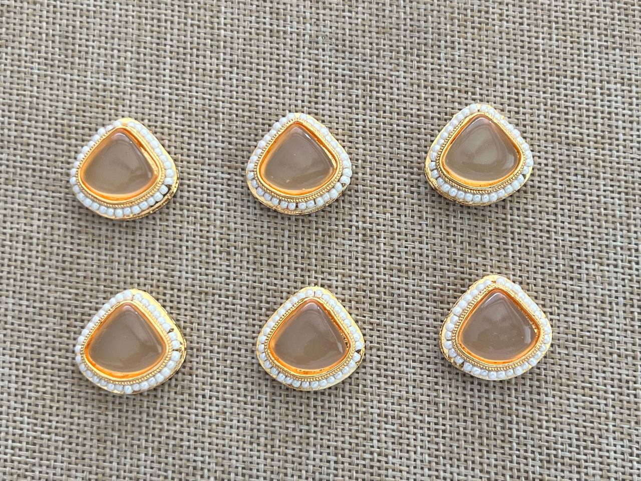 Monalisa Kundan (Pie) (19 mm) (AGMK86)