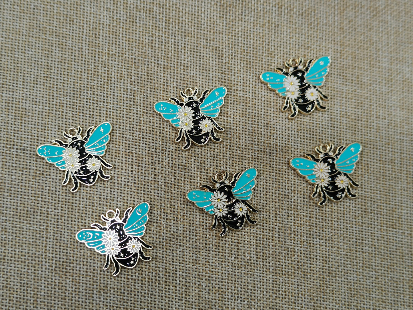 Enamel Charms (AGWS90) (30 mm) (5 Pcs)