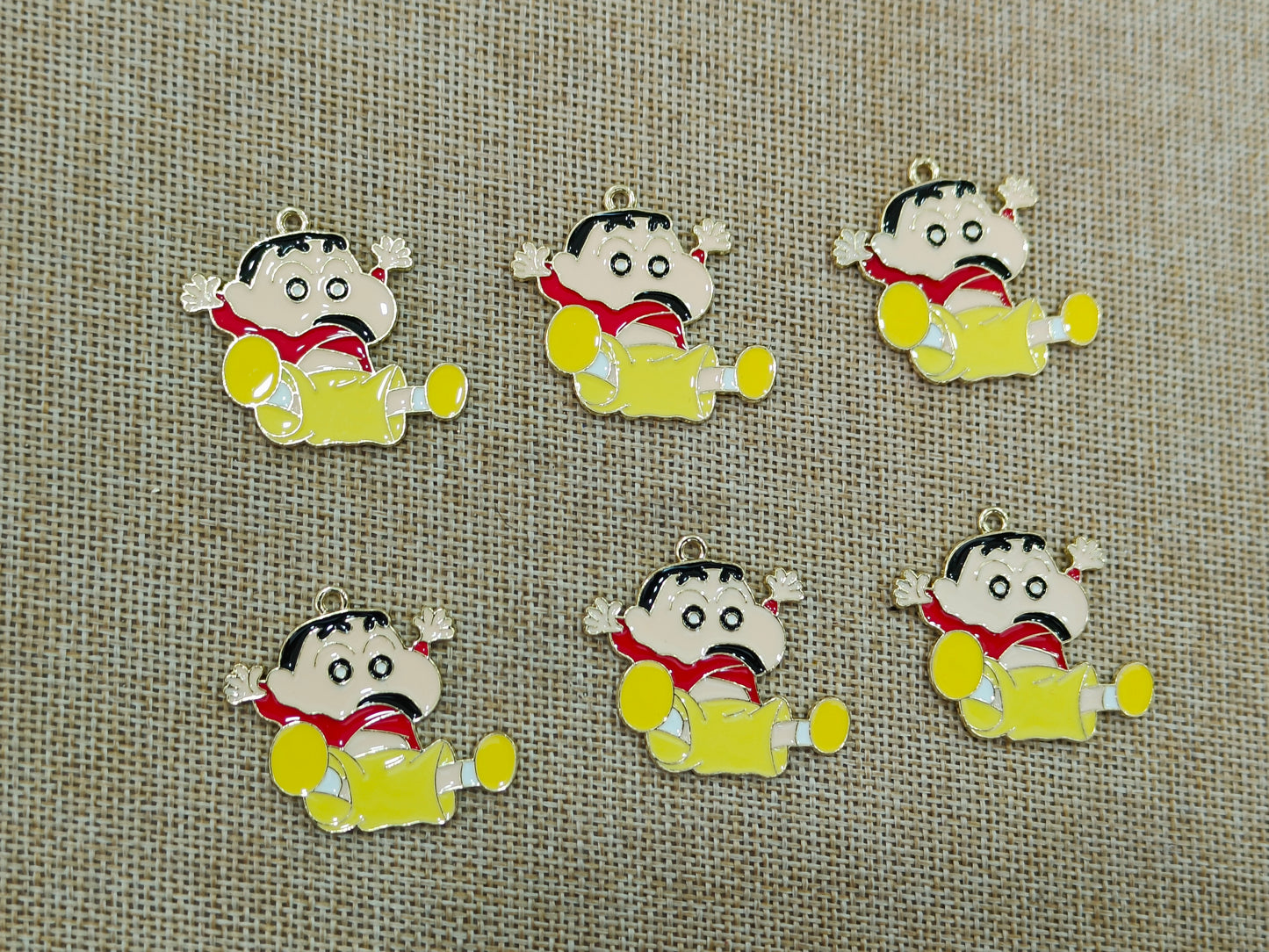 Enamel Charms (AGWS67) (32 mm) (5 Pcs)