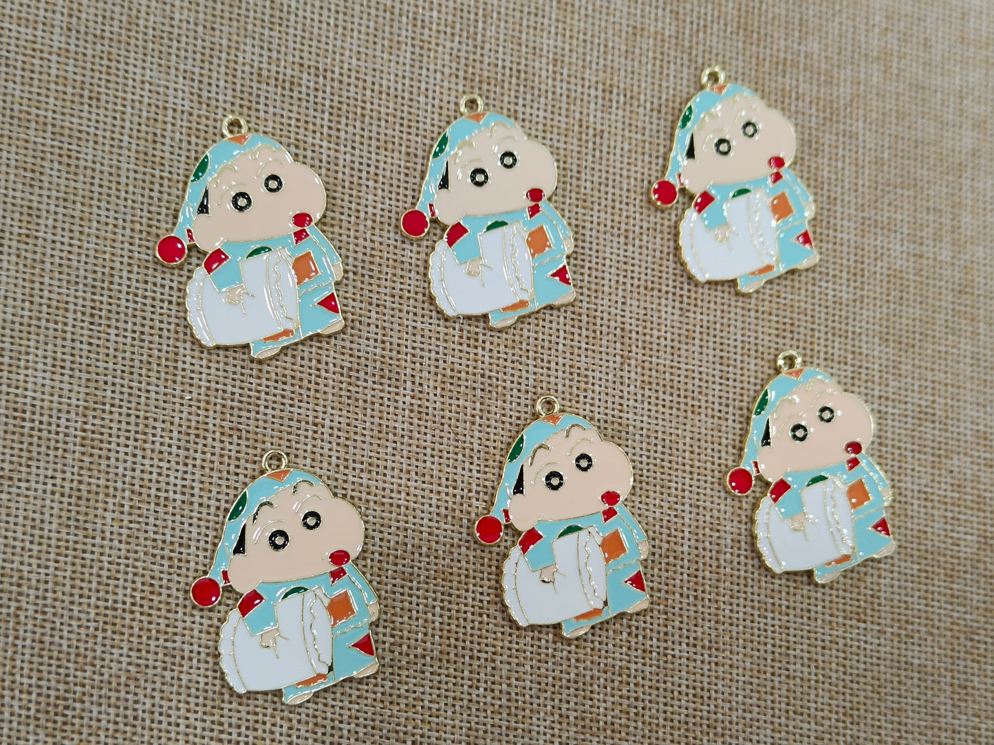 Enamel Charms (AGWS70) (36 mm) (5 Pcs)