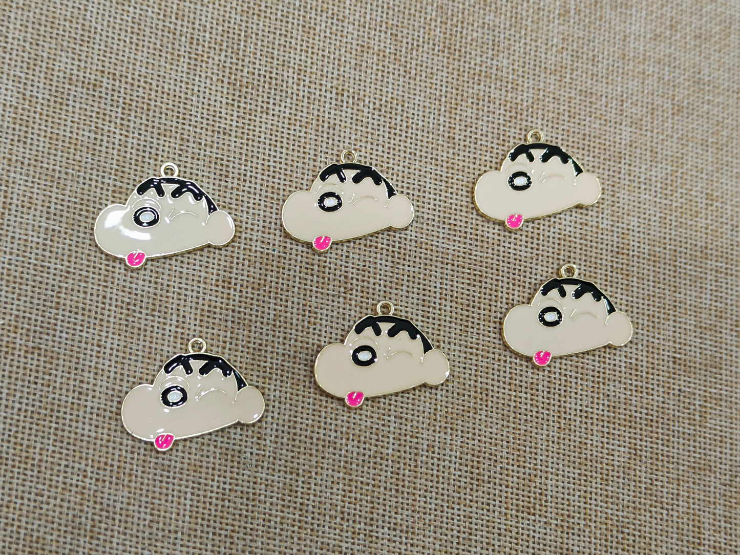 Enamel Charms (AGWS66) (30 mm) (5 Pcs)