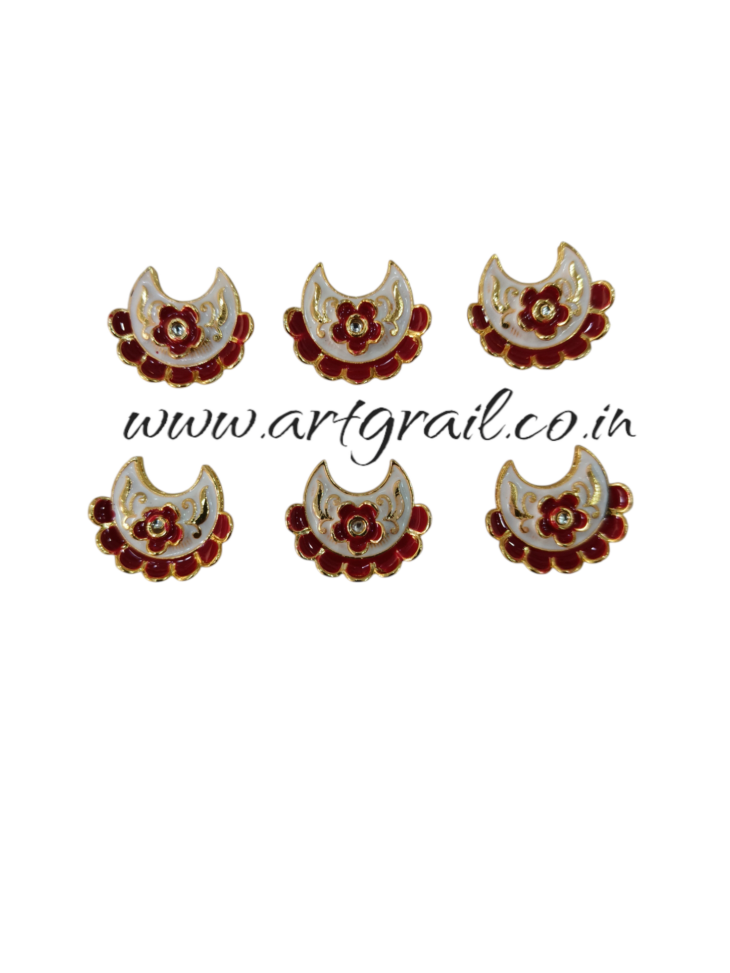 Meenakari Kundan (24 mm) (AGMK65)