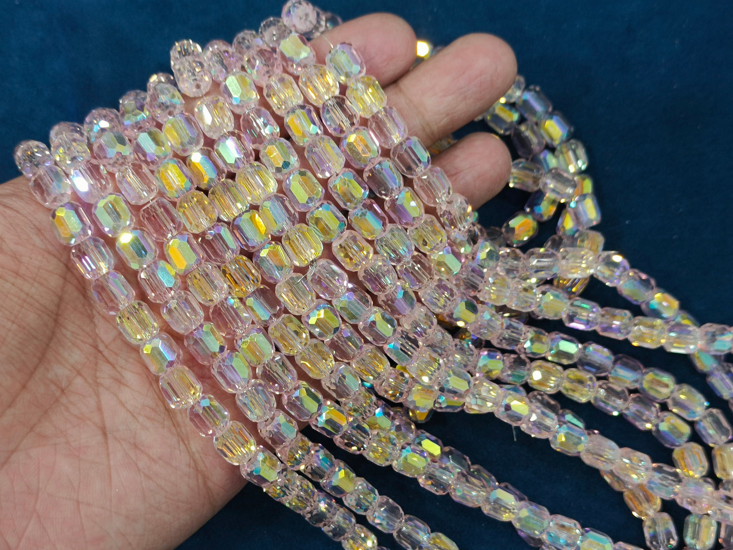 Fancy Crystals (AGFC72) (8x8 mm) (80 Pcs)