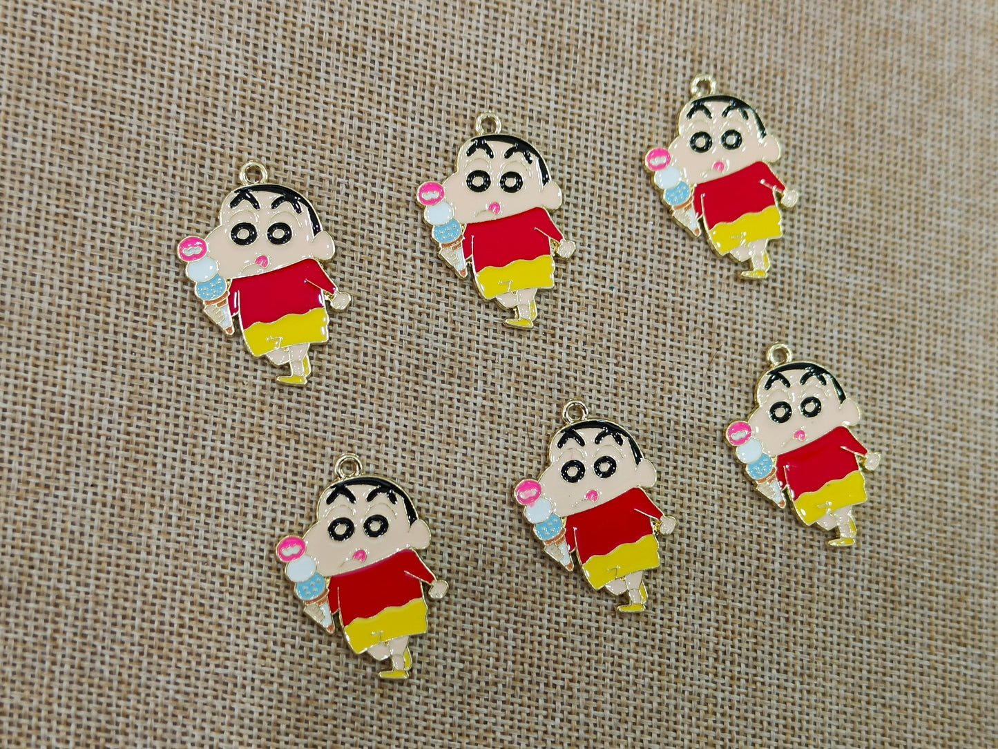 Enamel Charms (AGWS72) (30 mm) (5 Pcs)