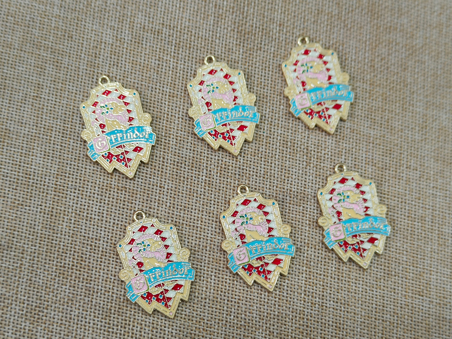 Enamel Charms (AGWS74) (35 mm) (5 Pcs)