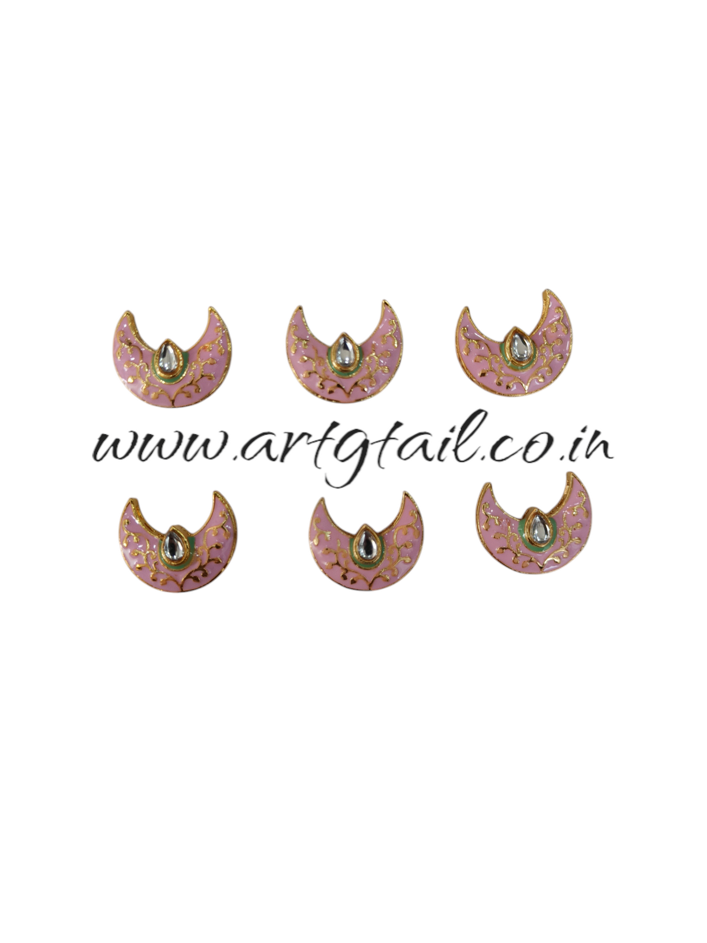 Meenakari Kundan (34 mm) (AGMK63)