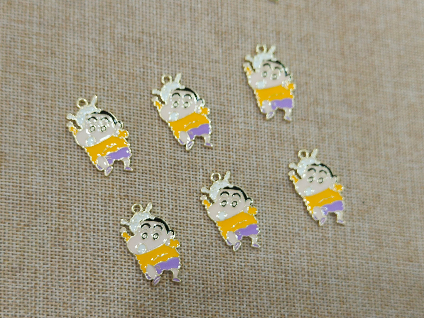 Enamel Charms (AGWS73) (28 mm) (5 Pcs)