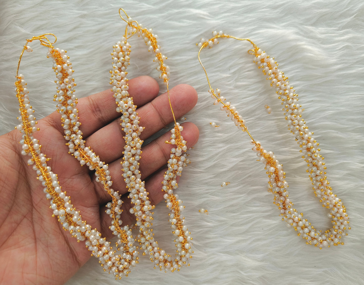 HQ Pearl Loreals (Jhumki) (Golden) (50 grams)