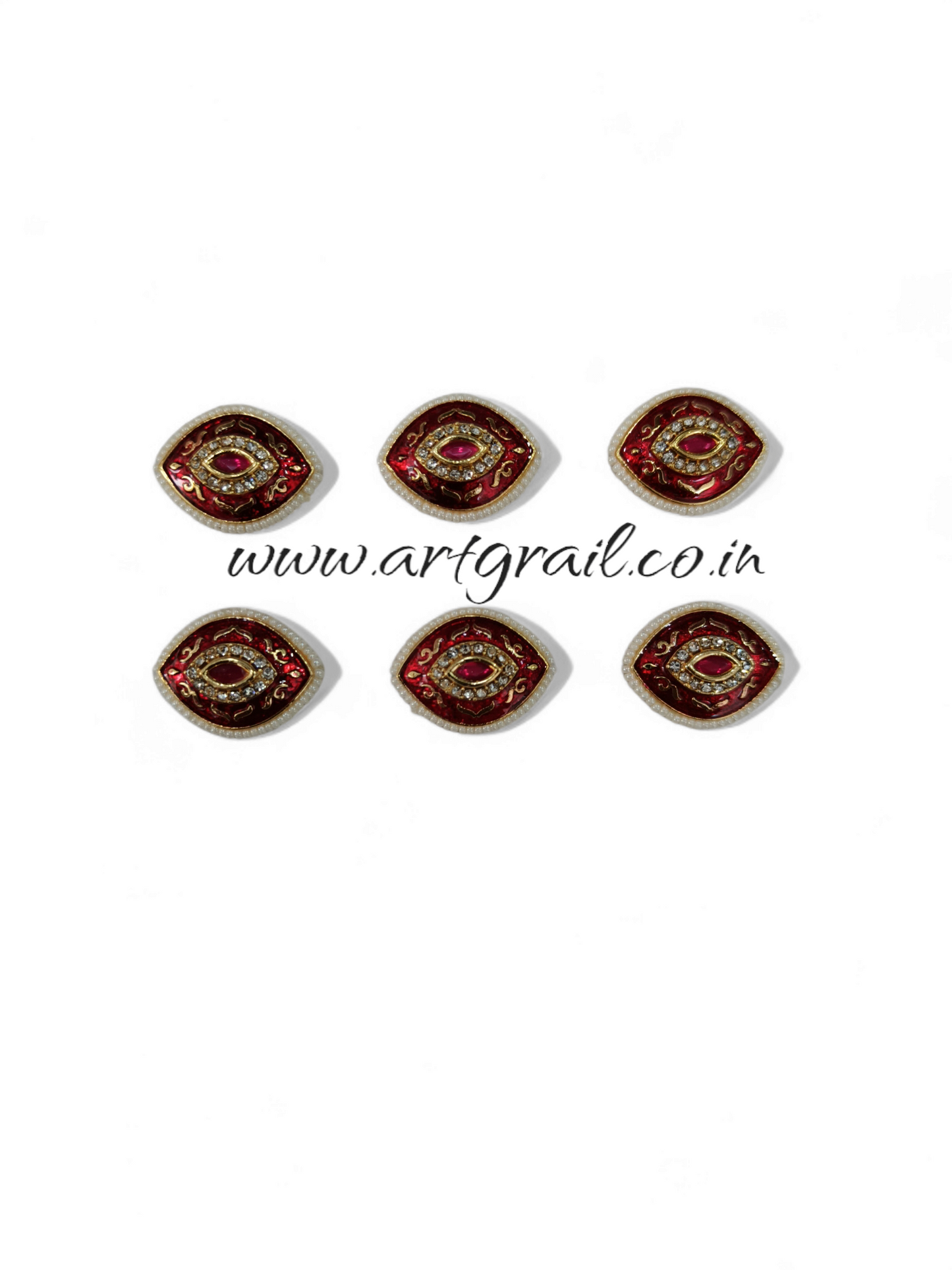 Meenakari Kundan (25 mm) (AGMK67)