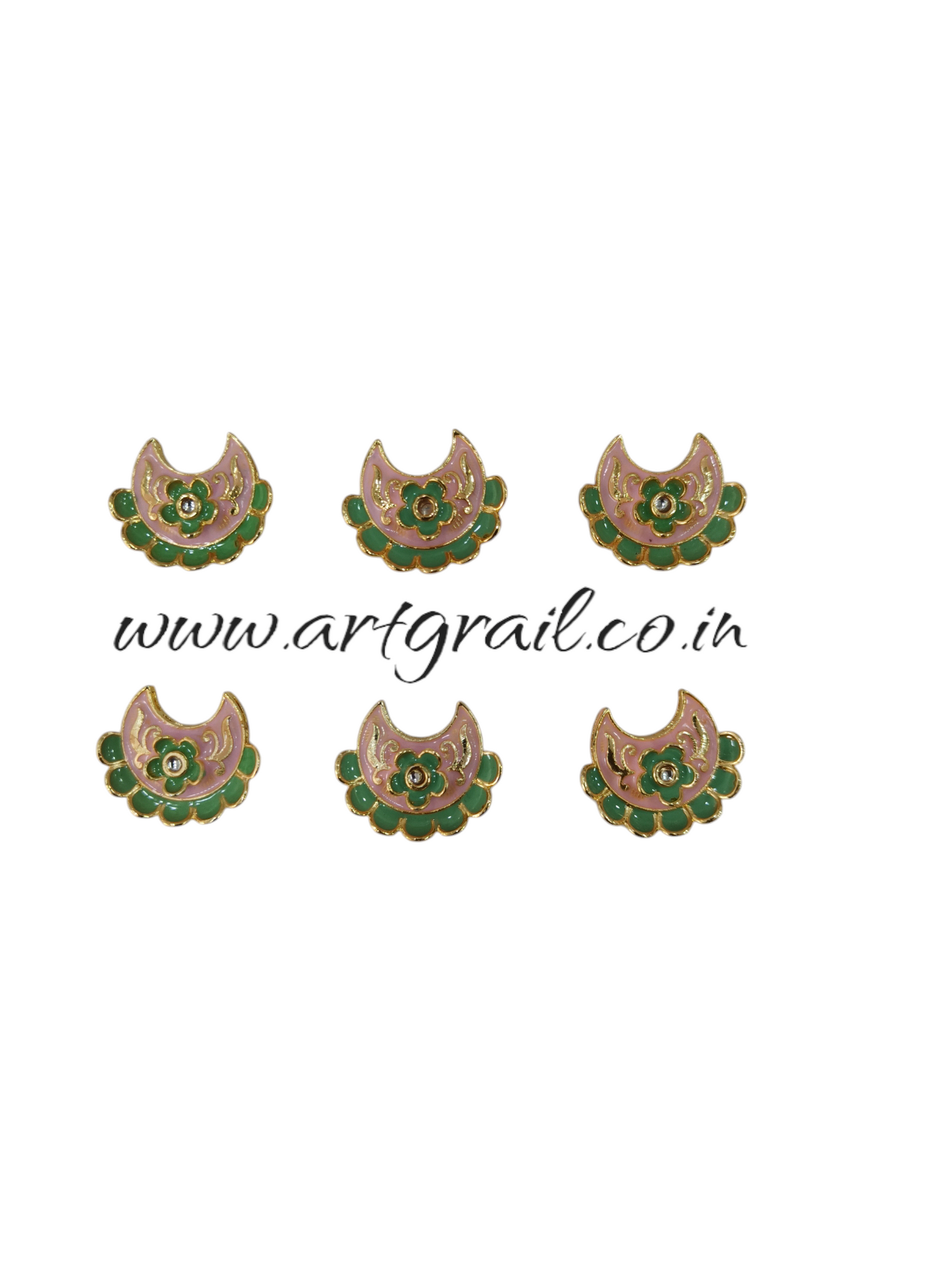 Meenakari Kundan (24 mm) (AGMK65)