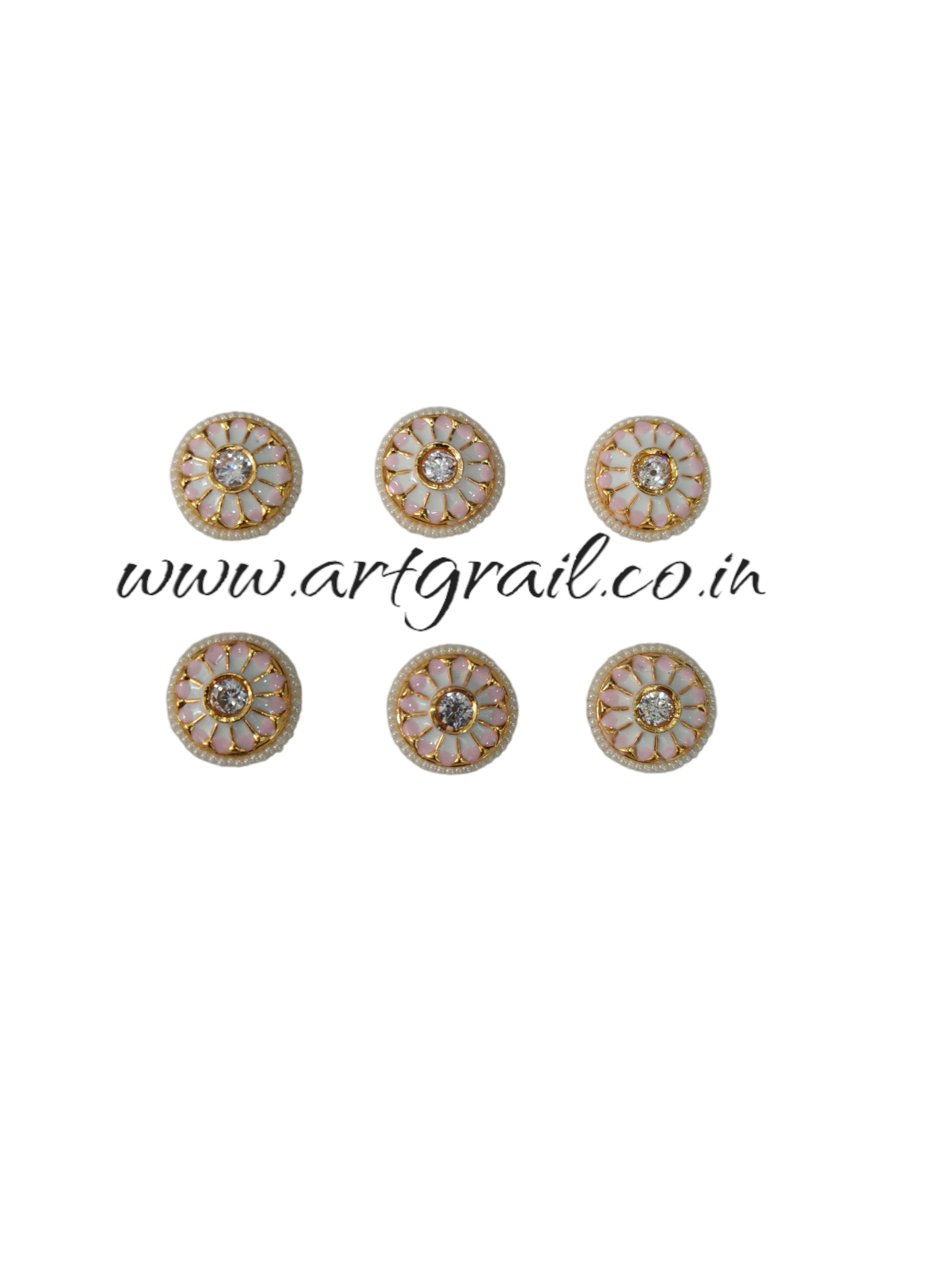 Meenakari Kundan (18 mm) (AGMK66)