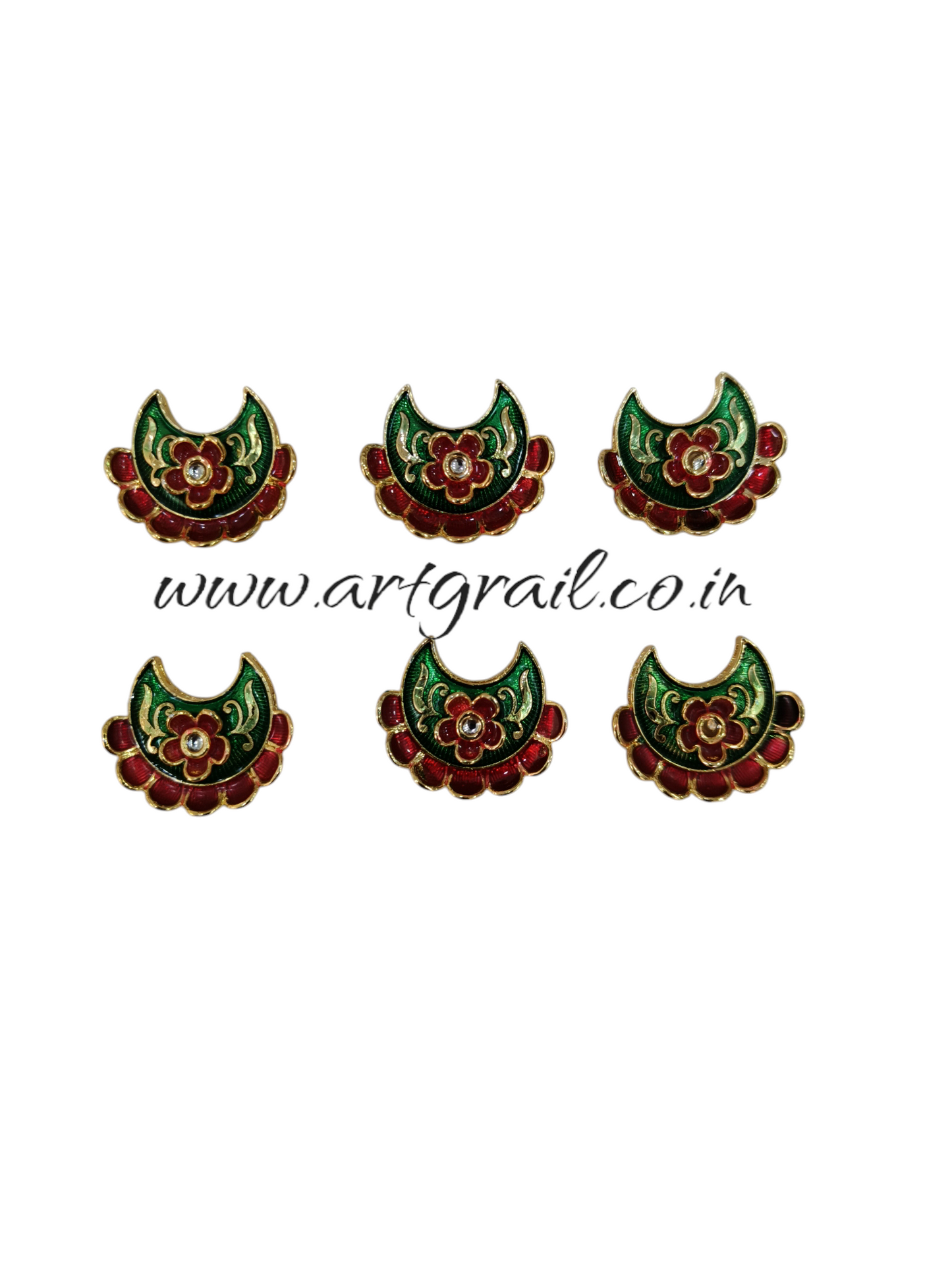 Meenakari Kundan (24 mm) (AGMK65)