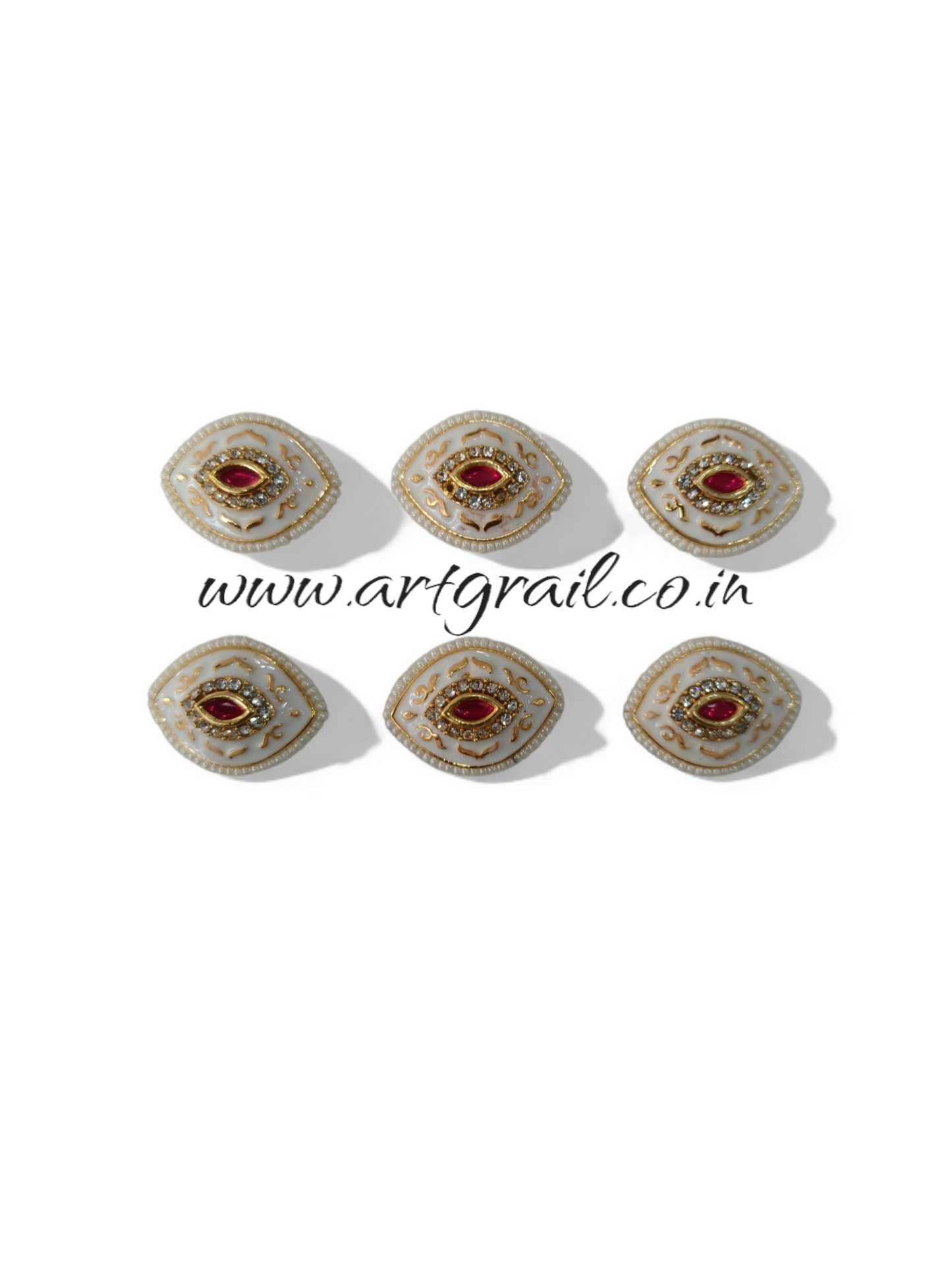 Meenakari Kundan (25 mm) (AGMK67)