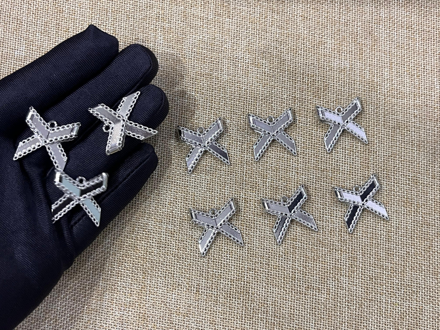 Luxury Charms (AGWS53) (25 mm) (5 Pcs)