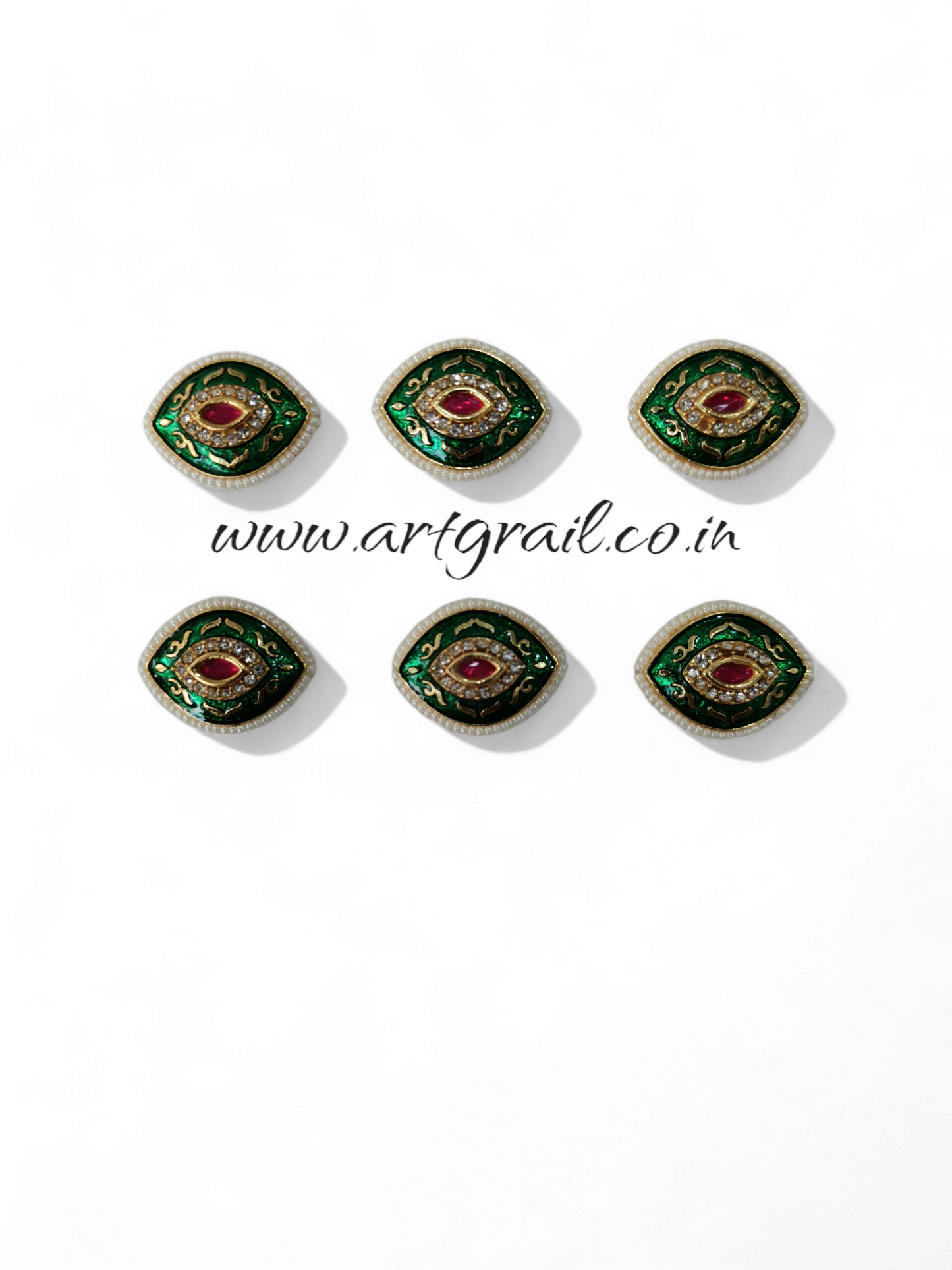 Meenakari Kundan (25 mm) (AGMK67)