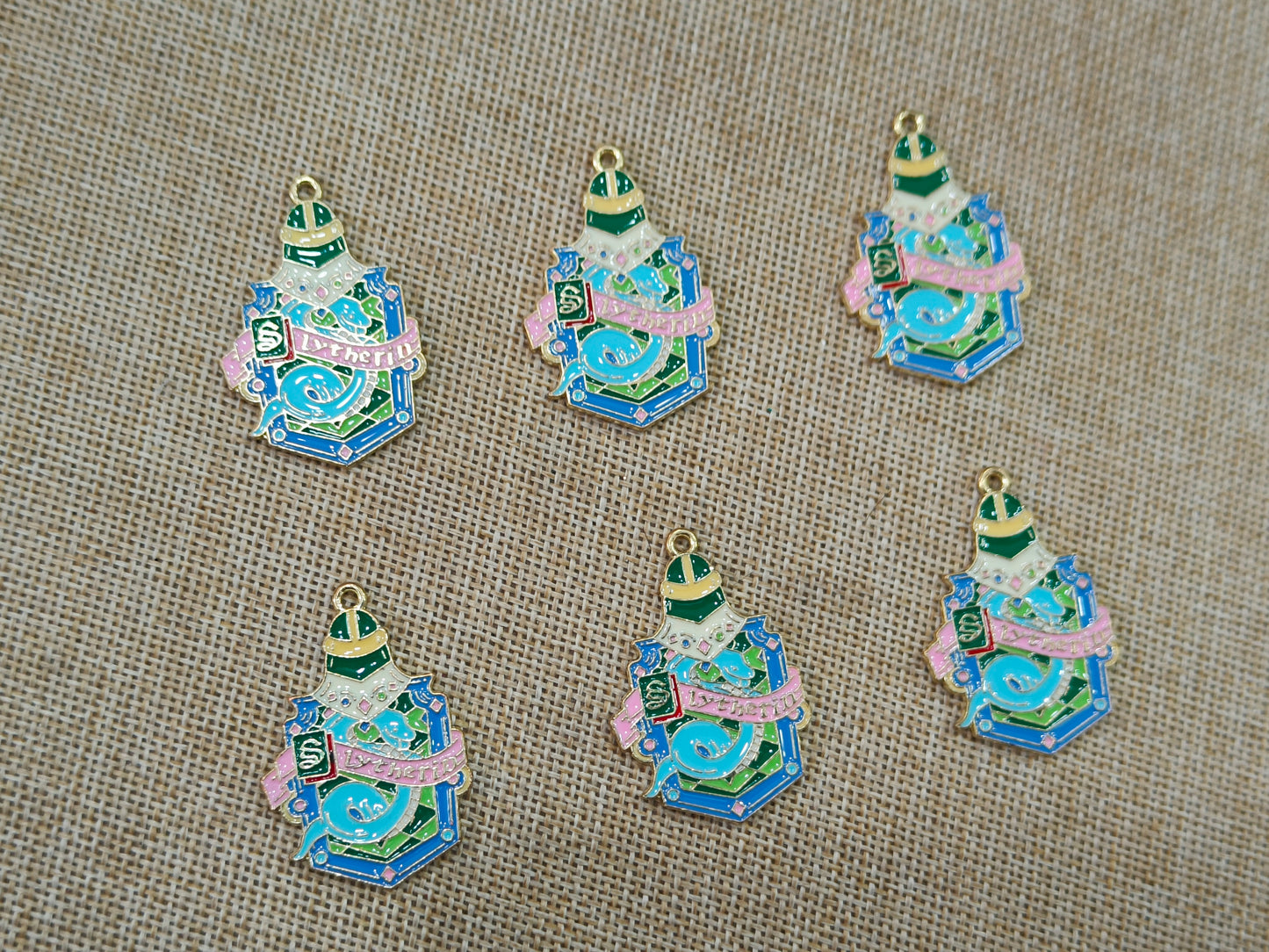 Enamel Charms (AGWS75) (35 mm) (5 Pcs)