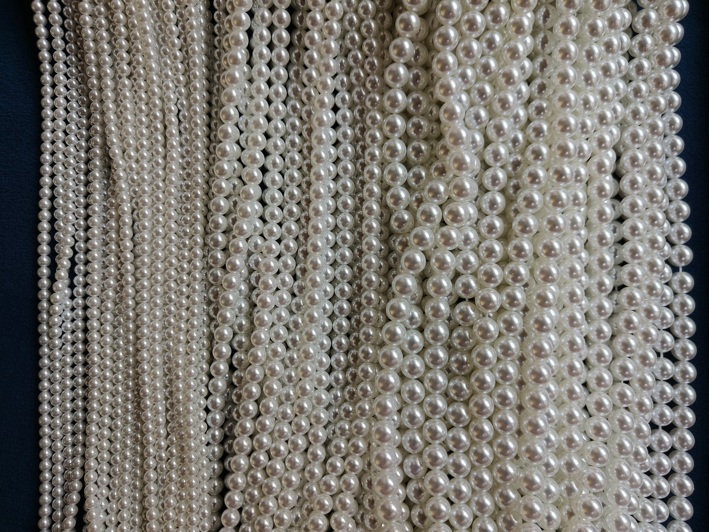 Cubic Zirconia Pearls (White)
