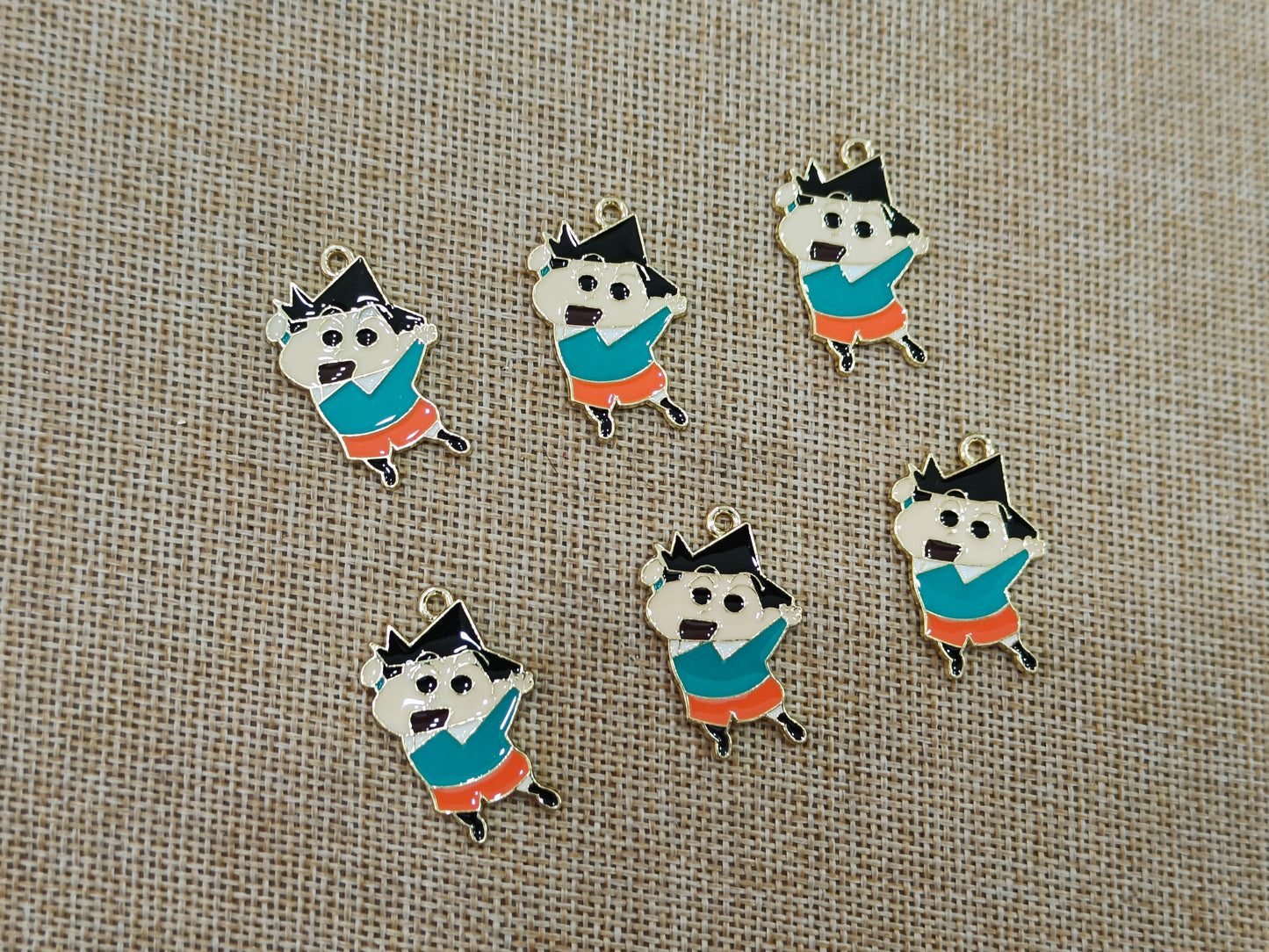 Enamel Charms (AGWS68) (26 mm) (5 Pcs)