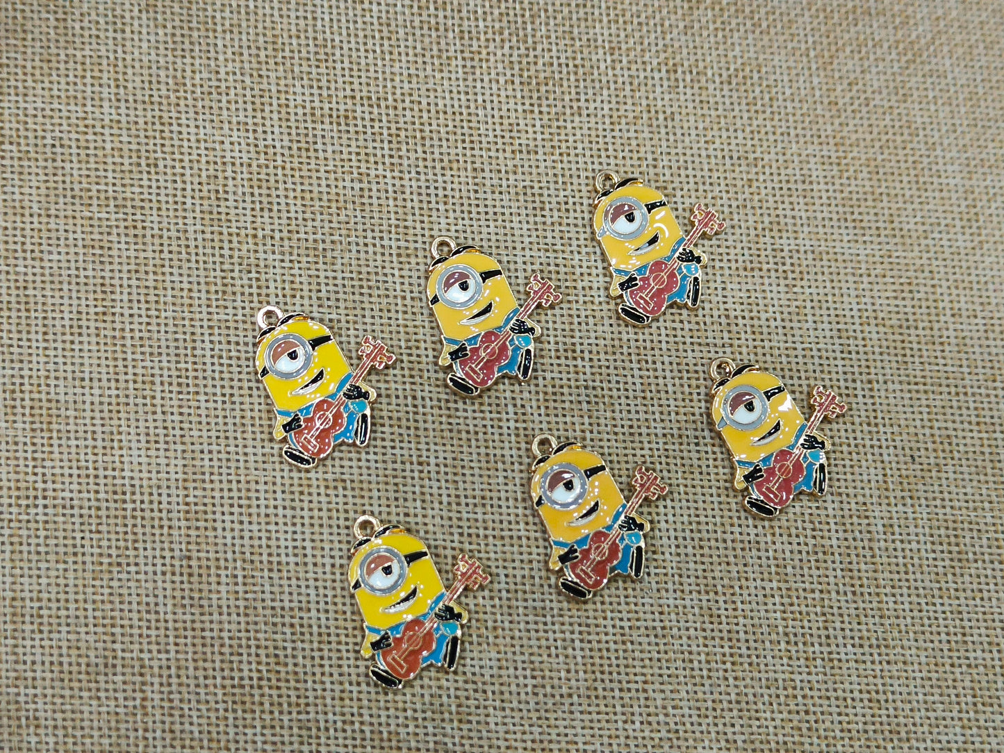 Enamel Charms (AGWS87) (23 mm) (5 Pcs)