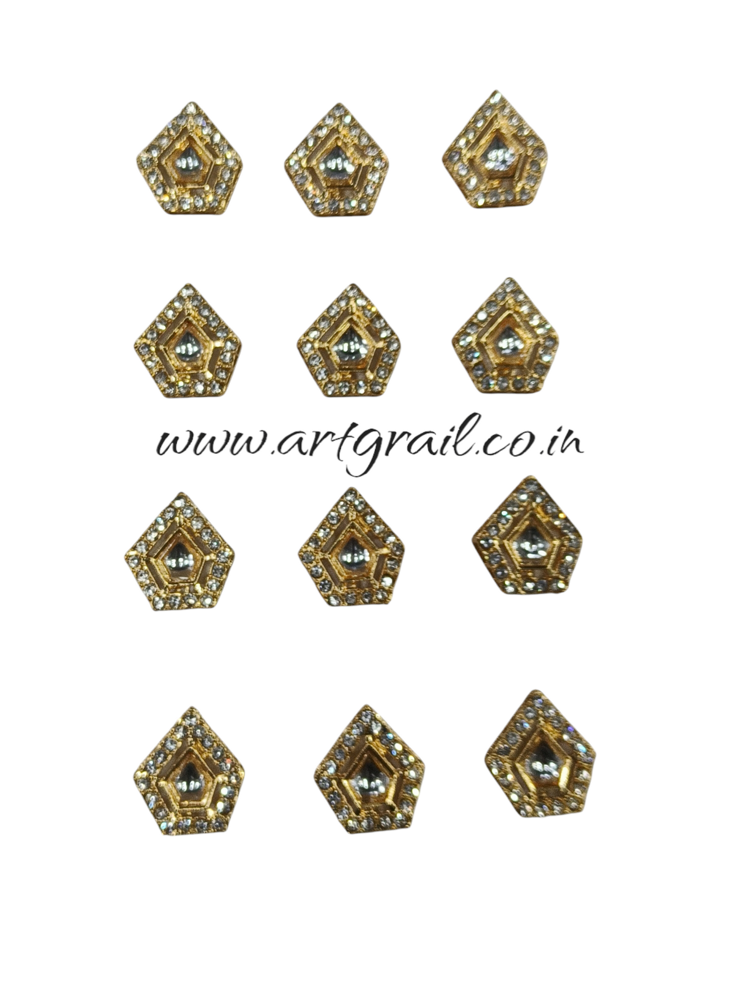 Meenakari Kundan (15 mm) (AGMK78)