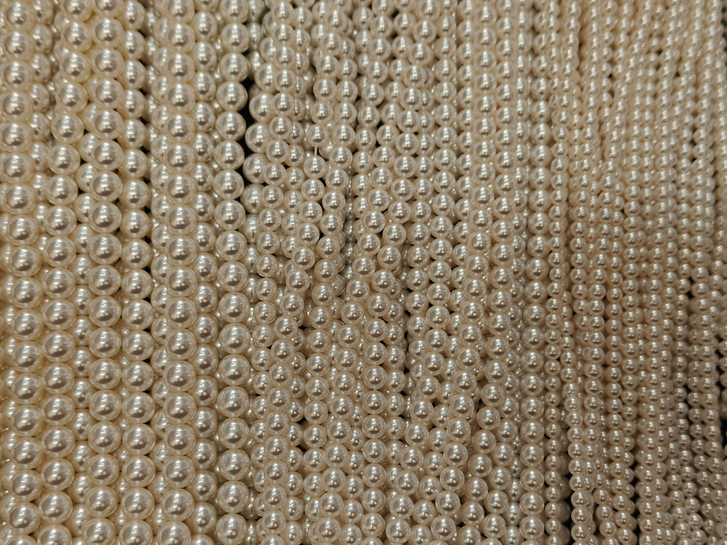 Cubic Zirconia Pearls (Cream)