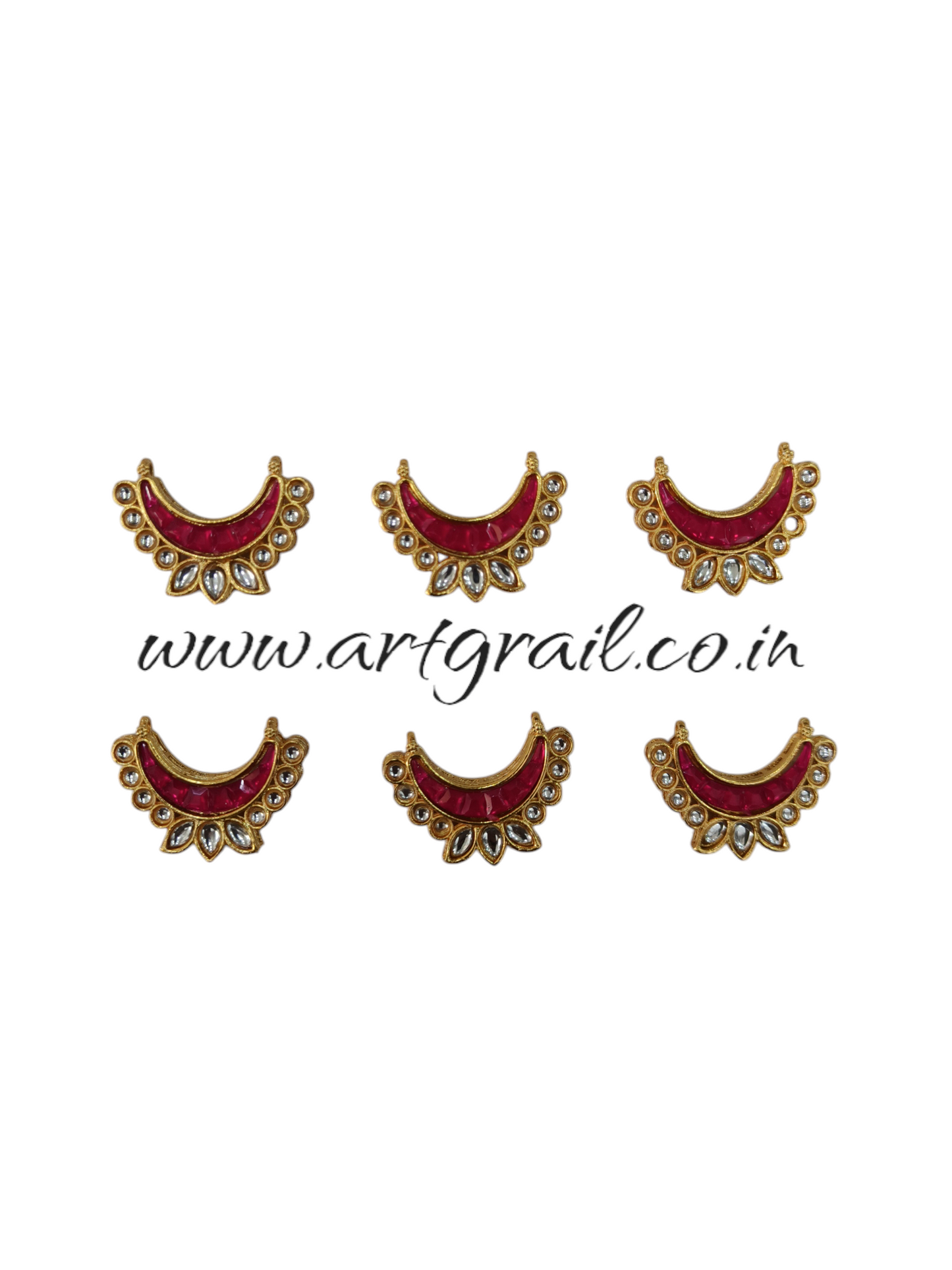Meenakari Kundan (24 mm) (AGMK64)