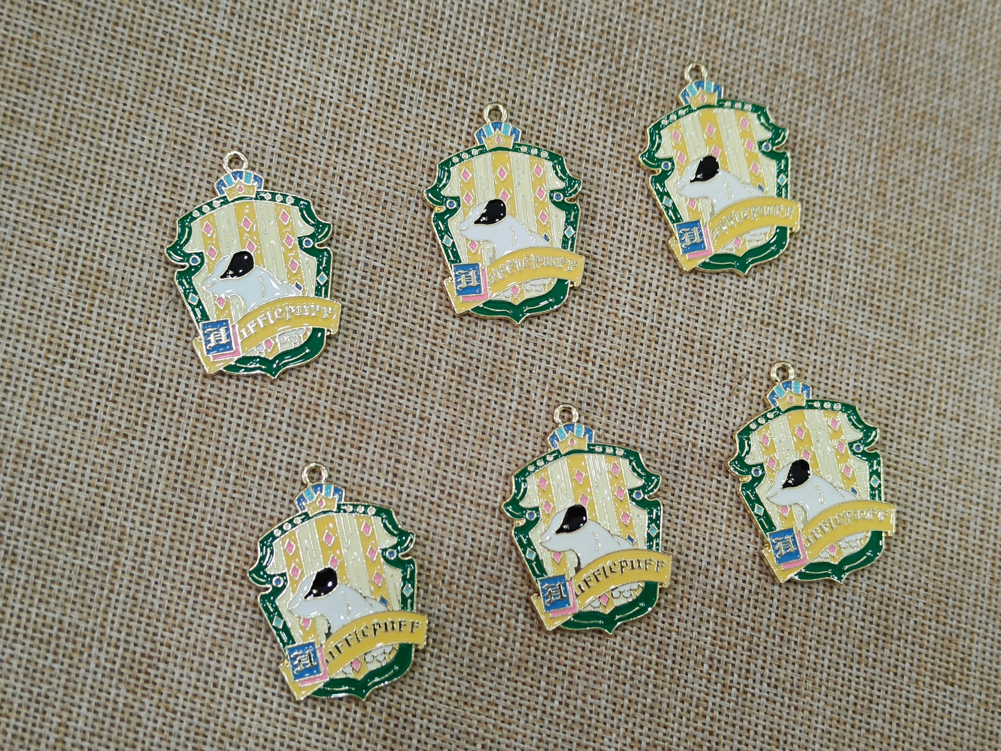 Enamel Charms (AGWS76) (35 mm) (5 Pcs)