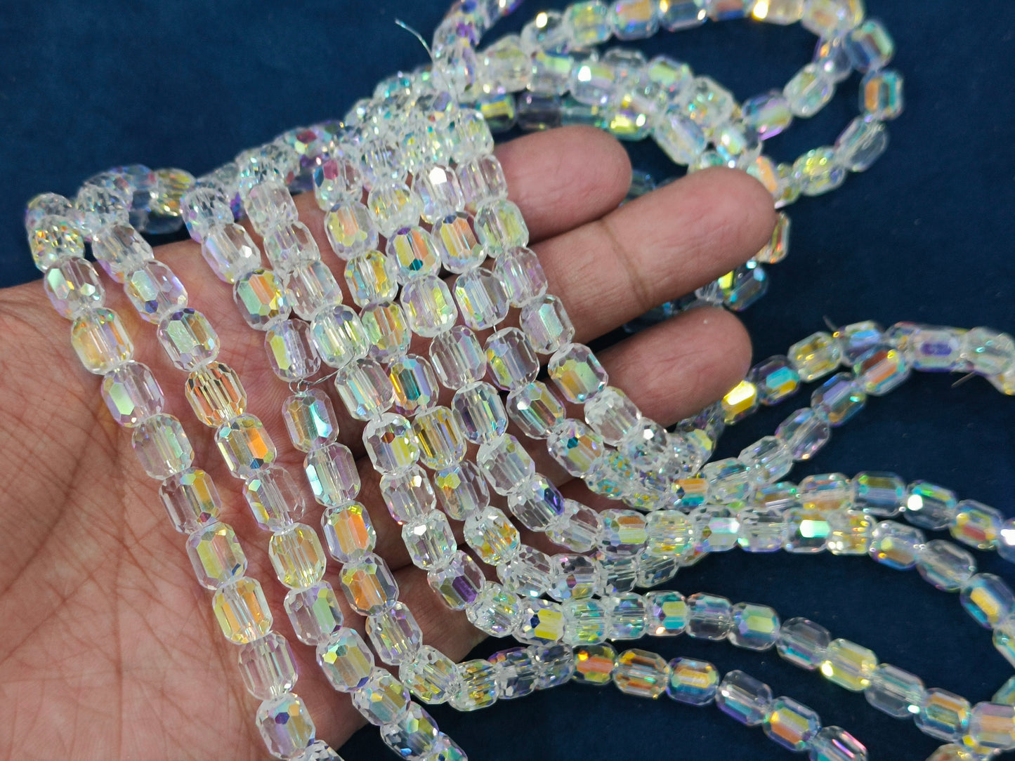 Fancy Crystals (AGFC73) (8x8 mm) (80 Pcs)