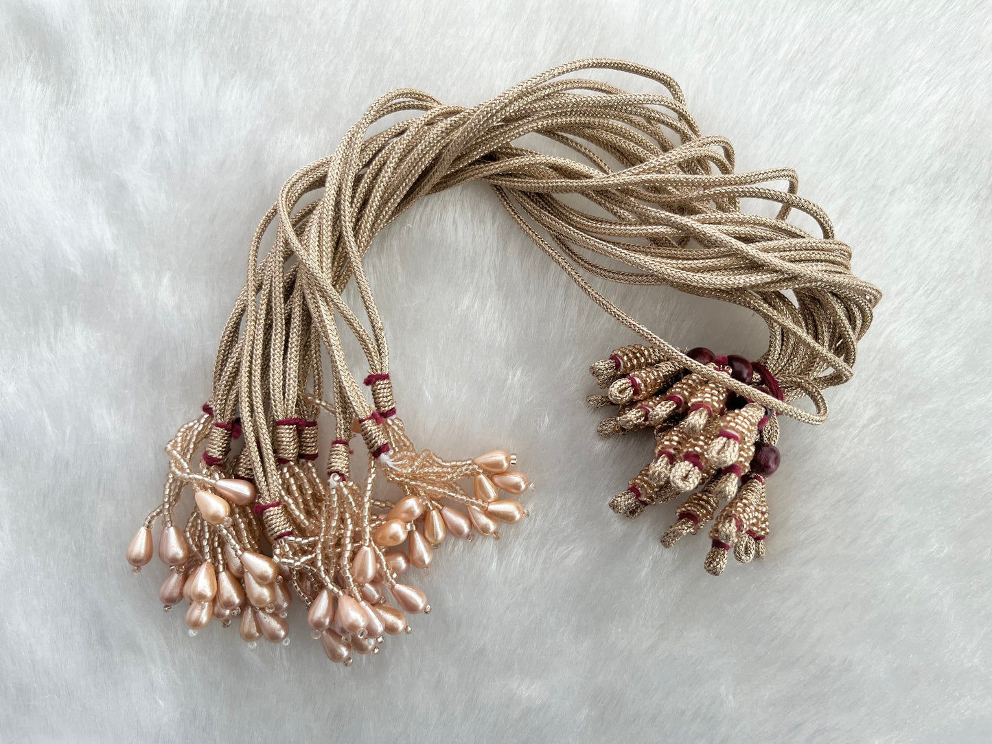 Premium Necklace Dori (Rose Gold) (Without Locks) (12 Pcs) (Single Line)