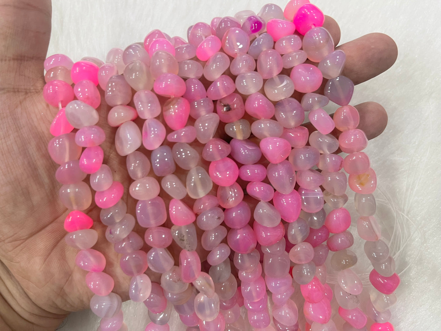 Madagascar Agates (9x13 mm) (37 Beads approx)