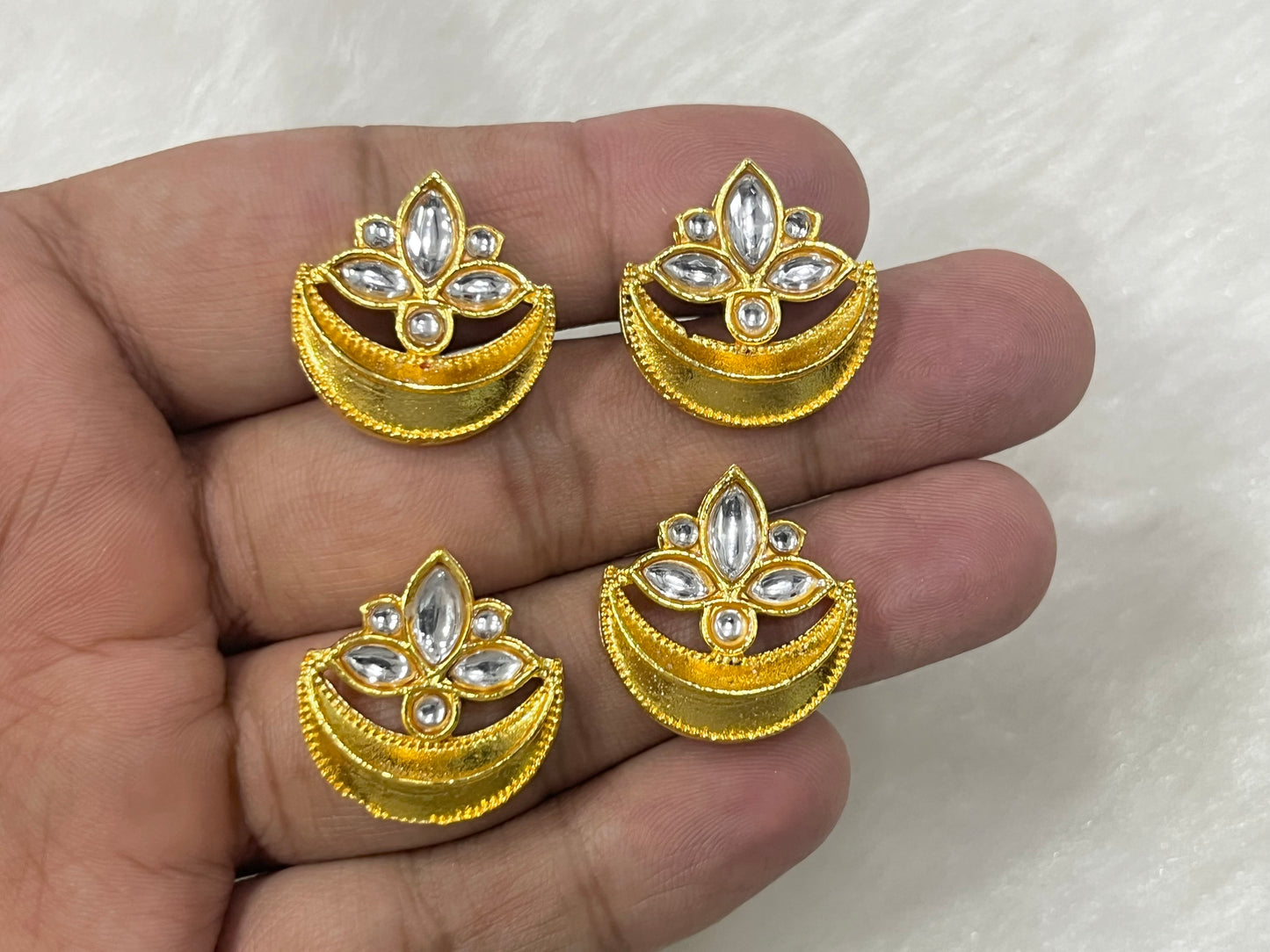 Meenakari Kundan (AGMK134)(27 mm)(12 Pcs)