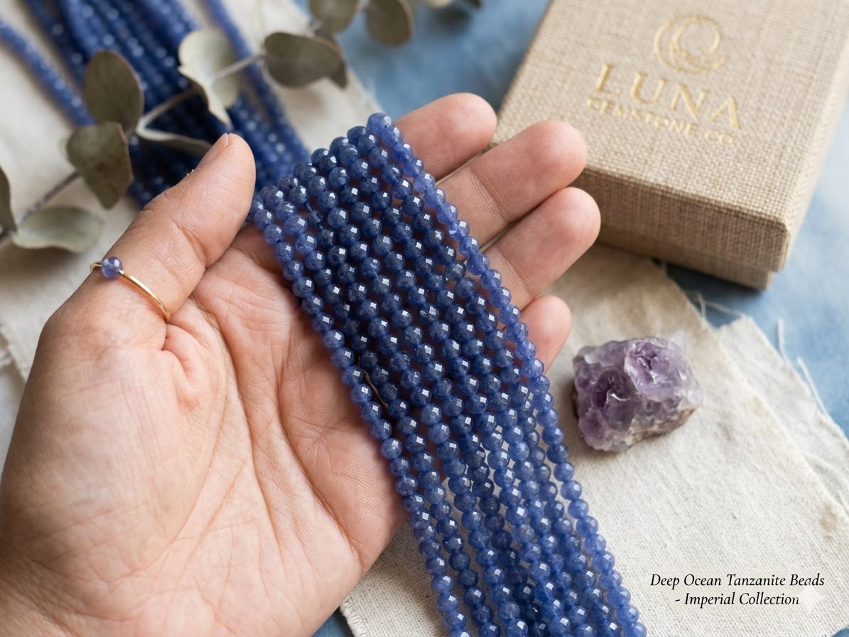 Semi-Precious Crystal Beads (6 mm)