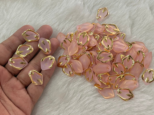 Acrylic Leafs (50 grams) (Peach)