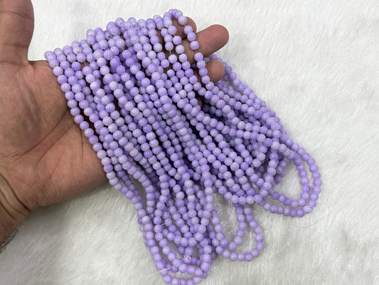 Oapque Glass Beads (6 mm)