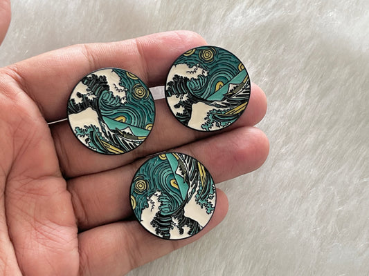 Enamel Broaches (Single Piece) (Anti-tarnish) (EB15)