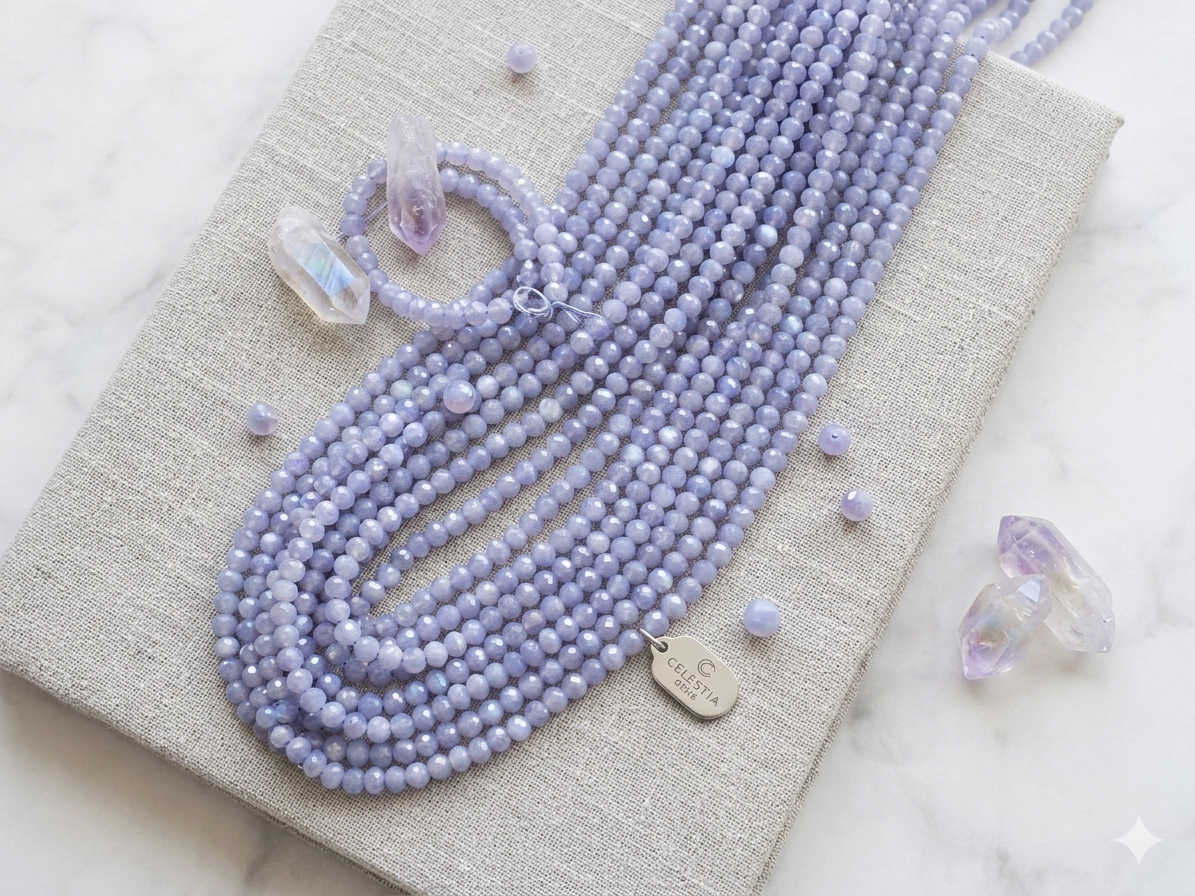 Semi-Precious Crystal Beads (6 mm)