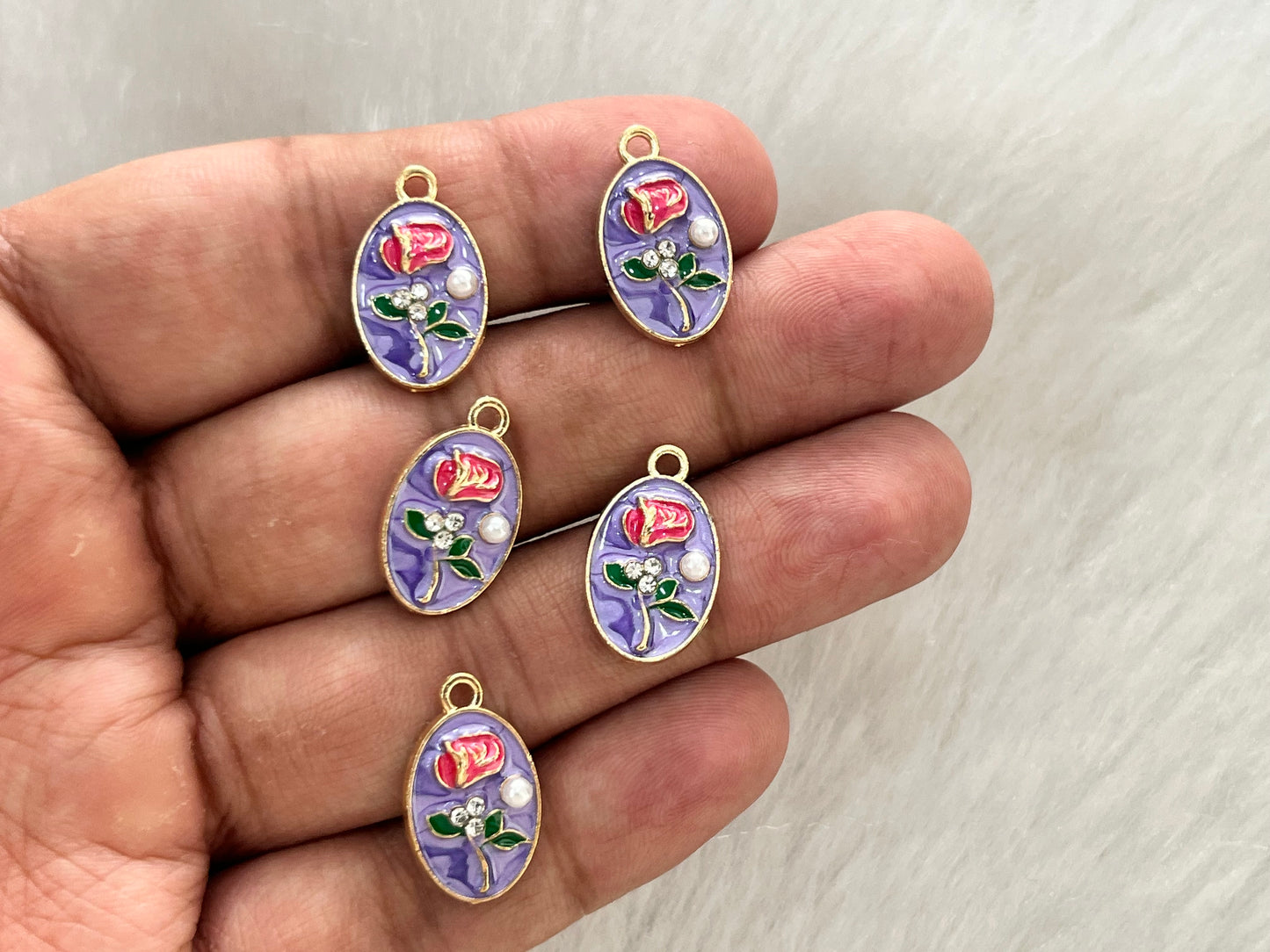 Luxury Charms (AGWS314) (5 Pcs) (20 mm)