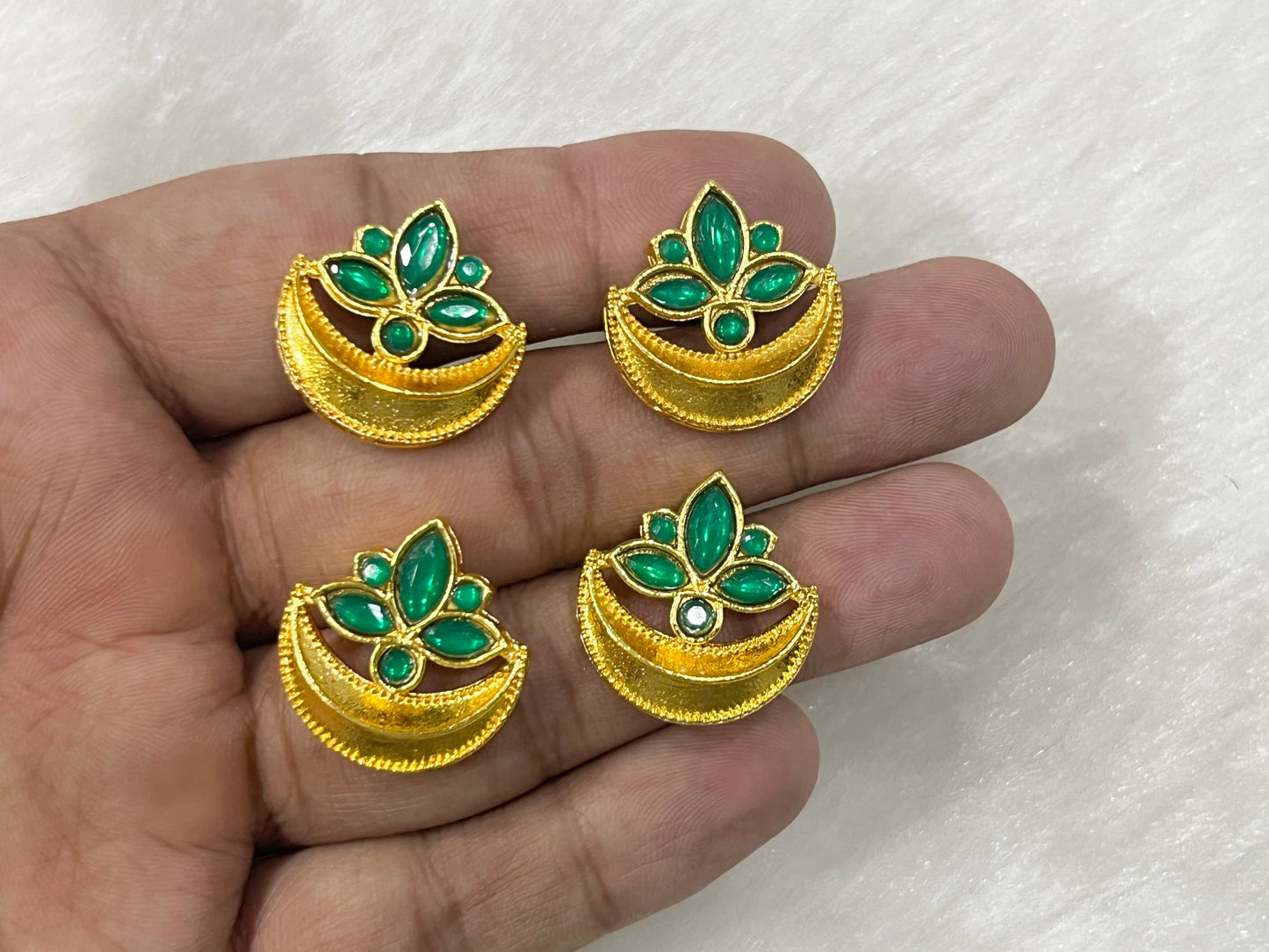Meenakari Kundan (AGMK134)(27 mm)(12 Pcs)