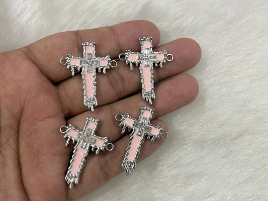 Pink Melting Cross (AGWS223) (Single Piece)