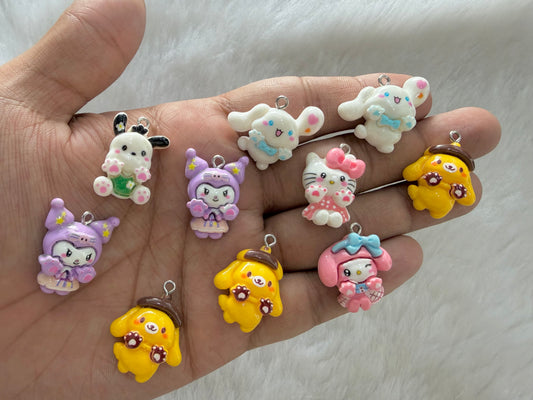 Keychain Charms (Pack of 10)(KC09)