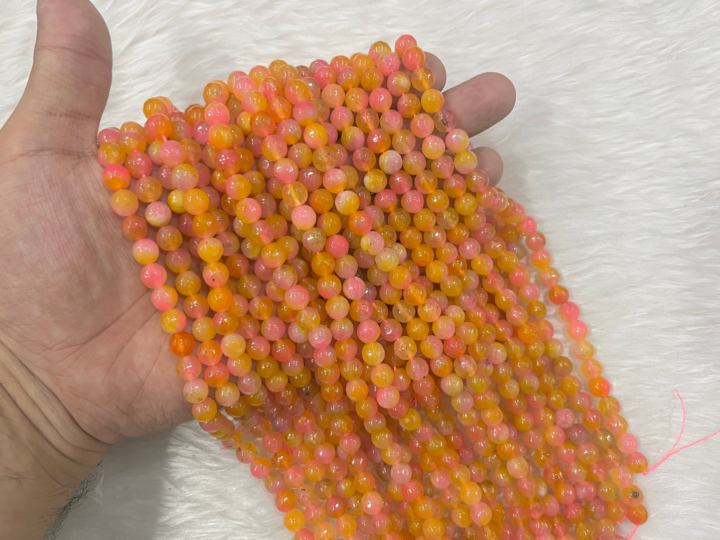 Onyx Beads (8 mm) (48 Beads Approx)