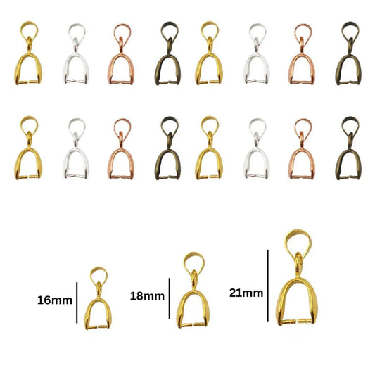 Anti-Tarnish Pendant Locks (10 Pcs)
