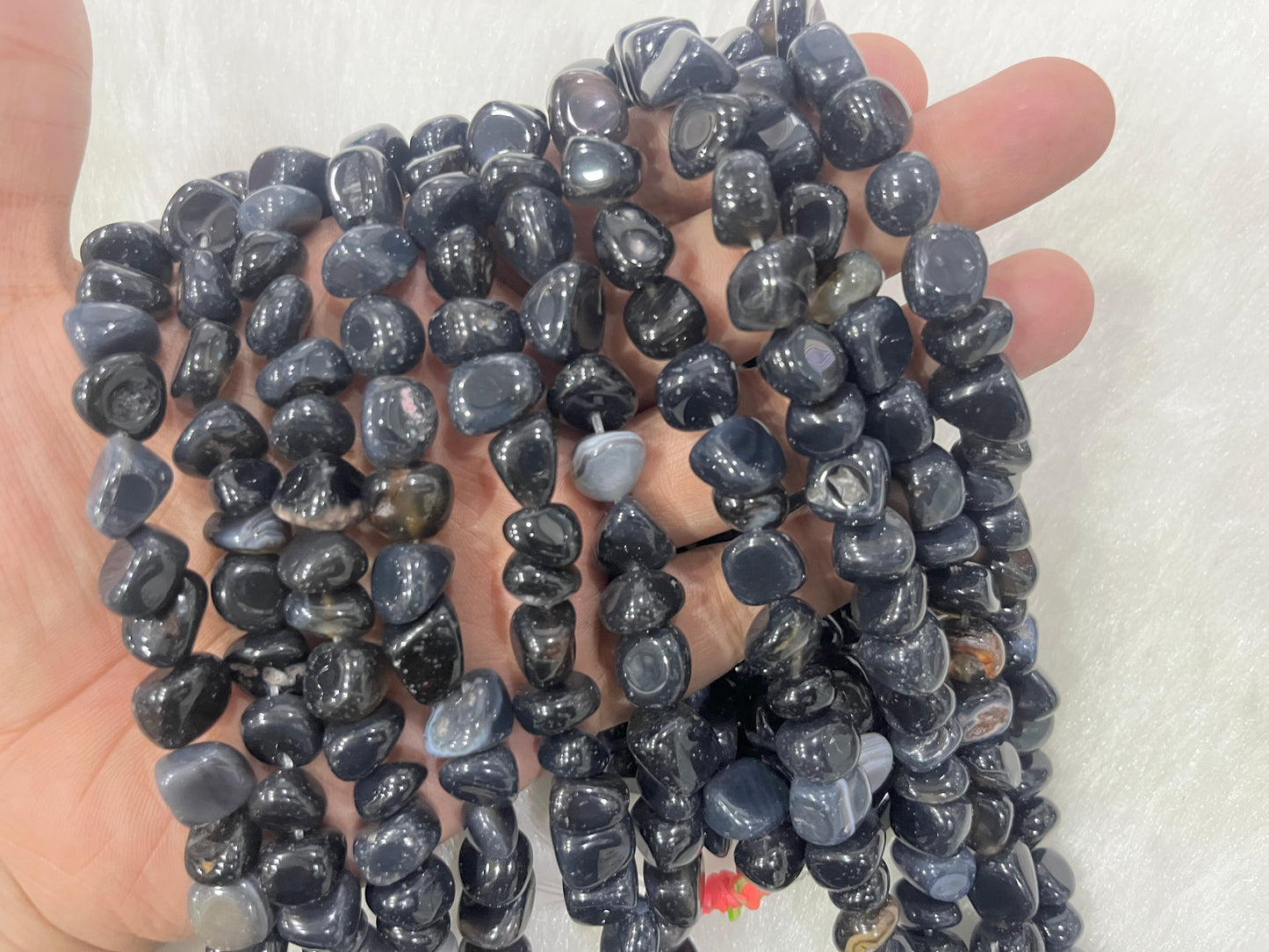 Madagascar Agates (9x13 mm) (37 Beads approx)