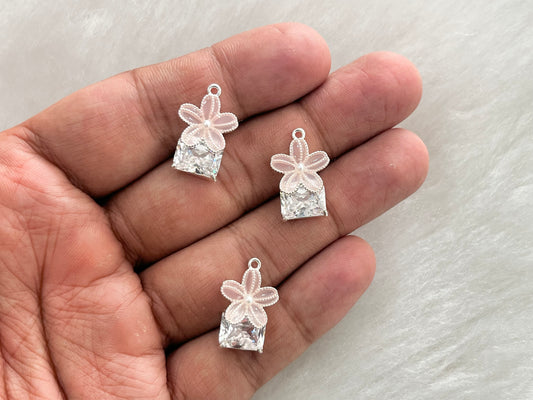 Luxury Charms (AGWS282) (5 Pcs) (30 mm)