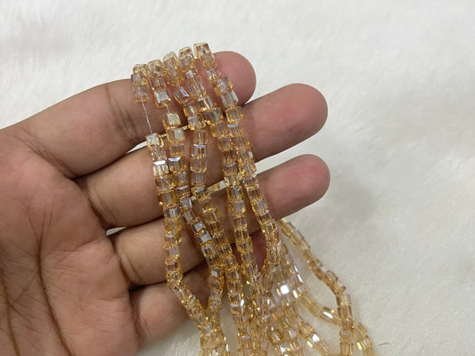 Fancy Beads (Square) (98 Pcs) (4x4 mm)