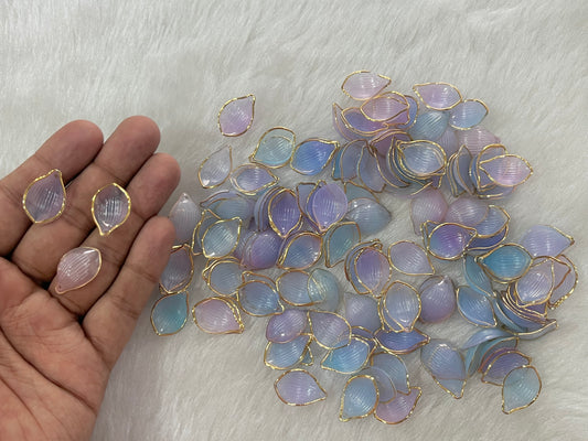 Acrylic Leafs (50 grams)(Blue)