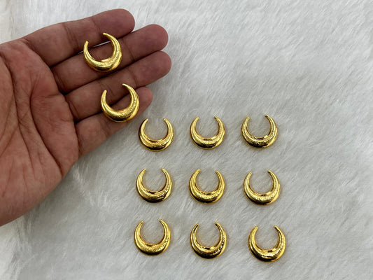 Meenakari Kundan (Chand) (24 mm) (AGMK96)(12 Pcs)