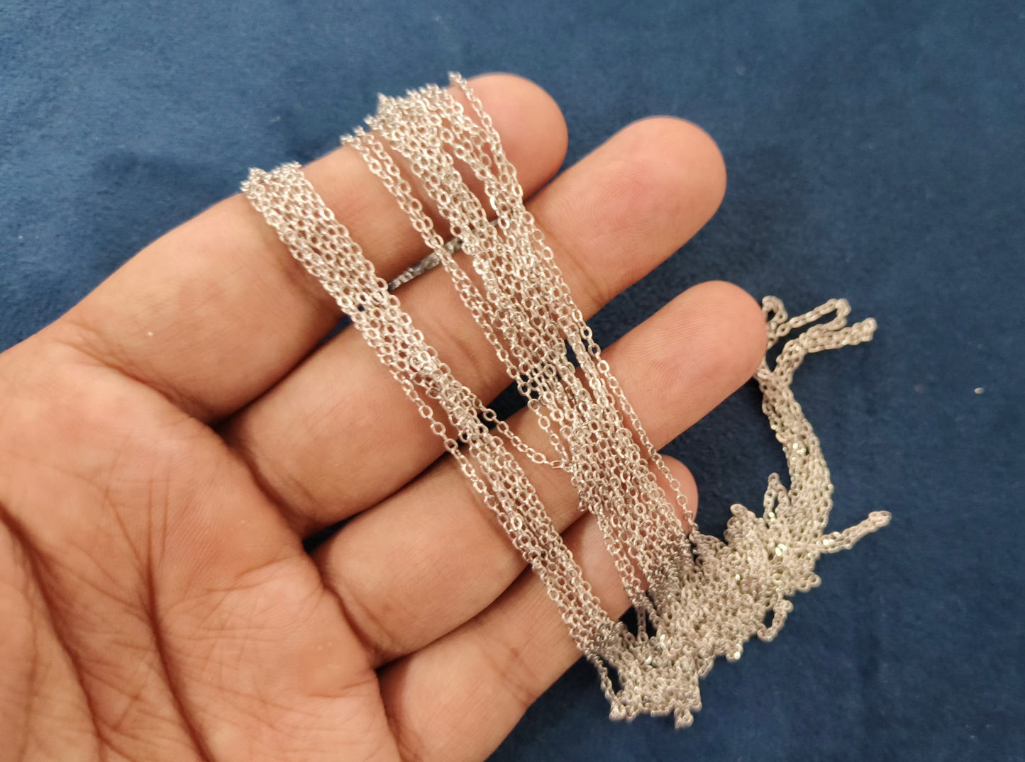 Anti-tarnish Chains (1 mm) (5 mtr)