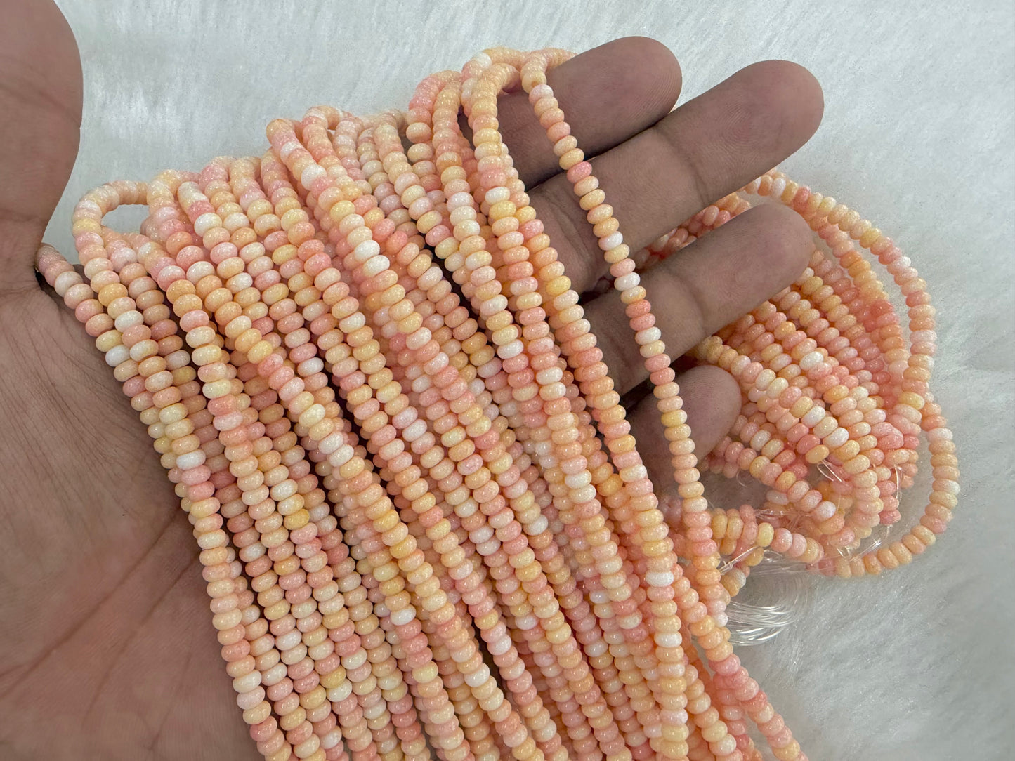 Flat Glass Beads (Imported)